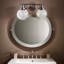 Applique murale pour salle de bain 2 lumières, applique murale noire