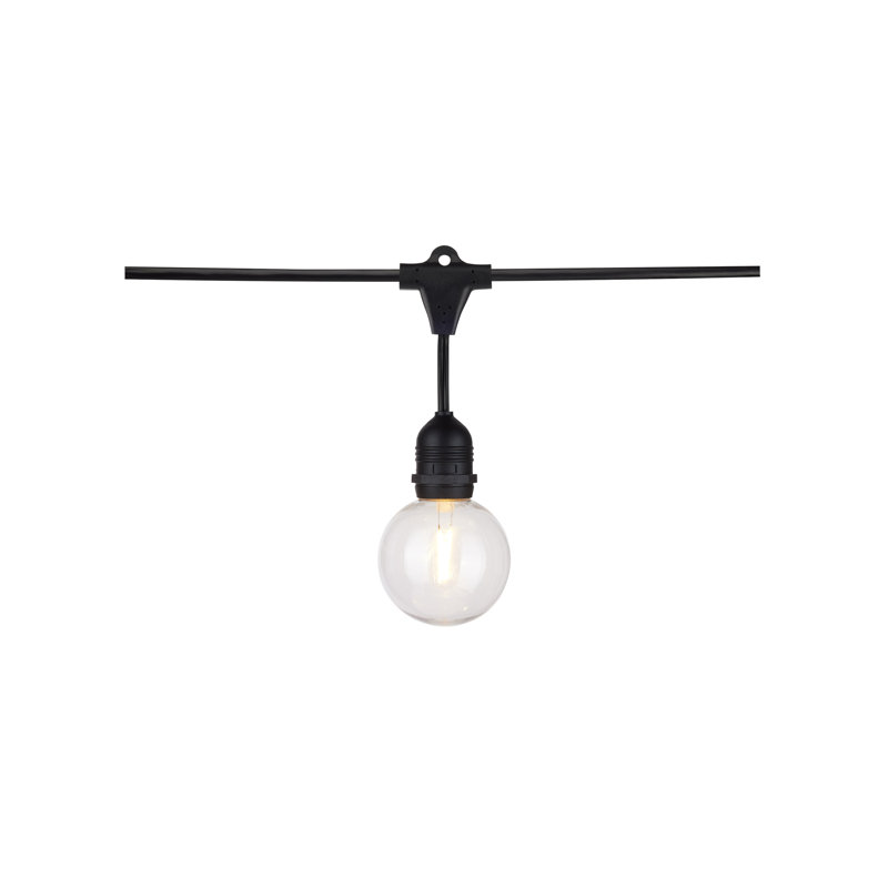 Guirlande lumineuse à DEL 24 pi Kelvina - Comprend 12 ampoules G25 - 2000 K - 120 Volts