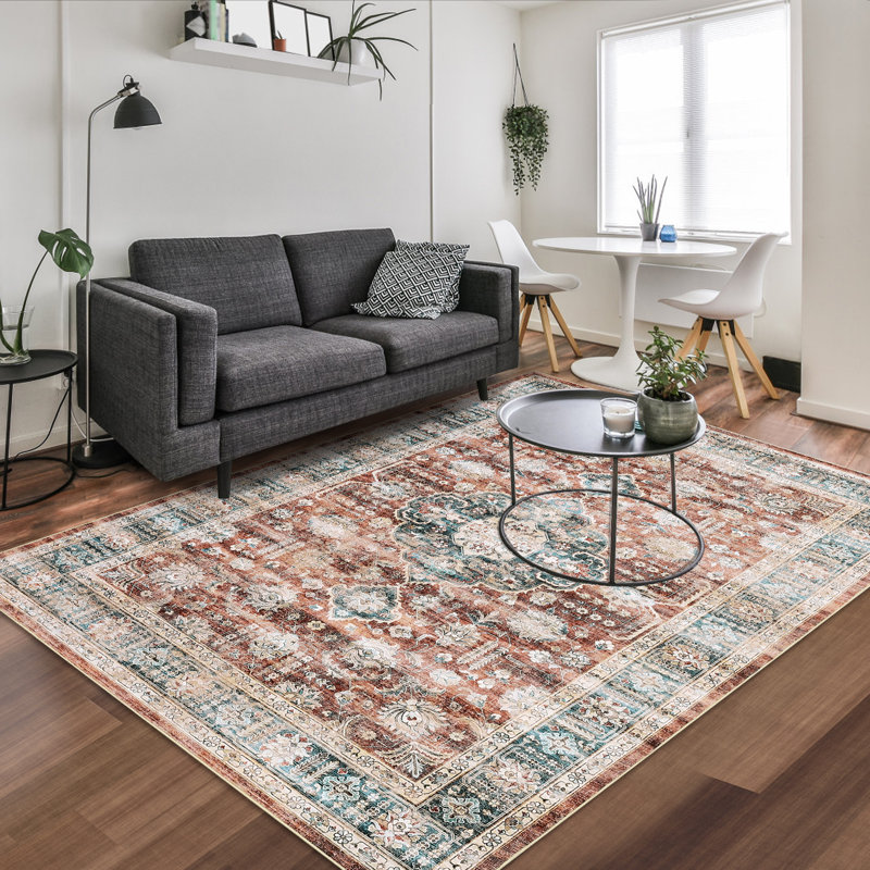 Perras Washable Indoor Rug, Rectangle 10' x 13'