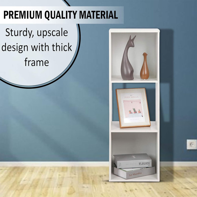 Bookcase, (3 Shelves) 35" H x 24" W x 12" D
