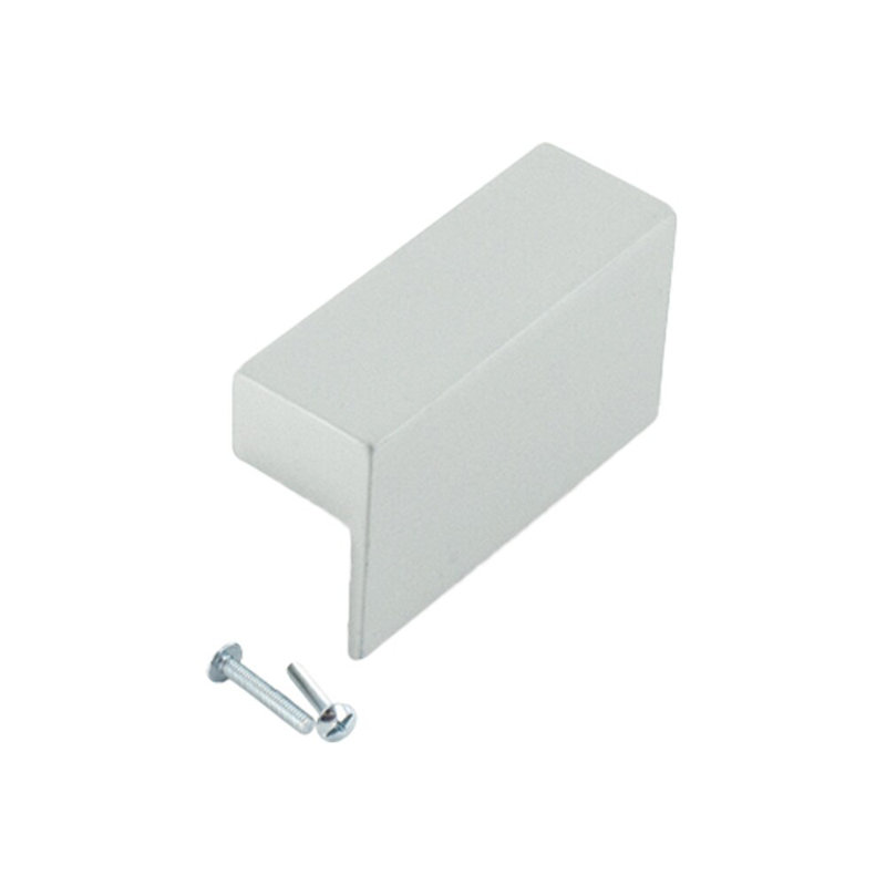 Paquet de 25 poignées de tiroir en aluminium satiné Outwater de 1-1 / 4 po d'un centre à l'autre en aluminium massif