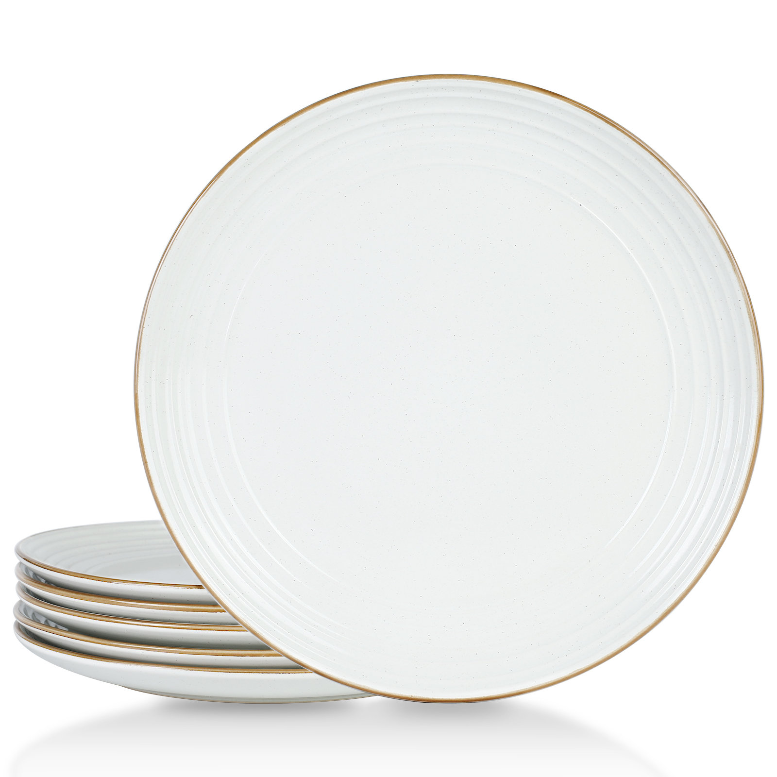 Latitude Run® Latitude Run 10.5'' Stoneware Dinner Plate (Set of 6 ...