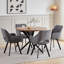 Linen Blend Upholstered Armchair-842539891-842539890-842539901