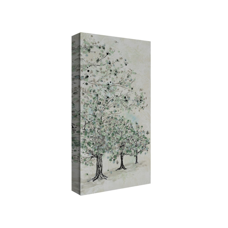 Nature Inspired "Dappled Canopy" Canvas Wall Art By , Wrapped Canvas, 16" H x 8" W