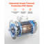 Ventilateur oscillant industriel à 3 vitesses avec hauteur réglable-110977834