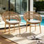 Chaise d'extérieur en osier-129026665