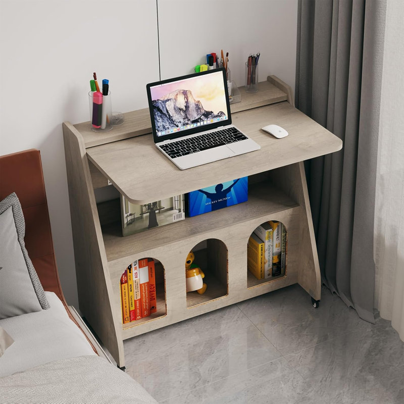 Bureau à roulettes pliable, Gray