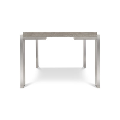 Foundations Acacia Metal Base Dining Table