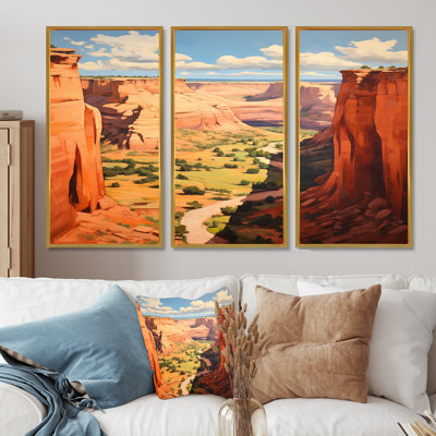 Arizona Archangel Mountain View - Canyon, ensemble de décorations murales