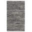 Gerow Striped Handmade Cotton Grey Area Rug-24622295