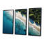 Plage relaxante vue aérienne I - plage, art mural-1282915867-1282915861