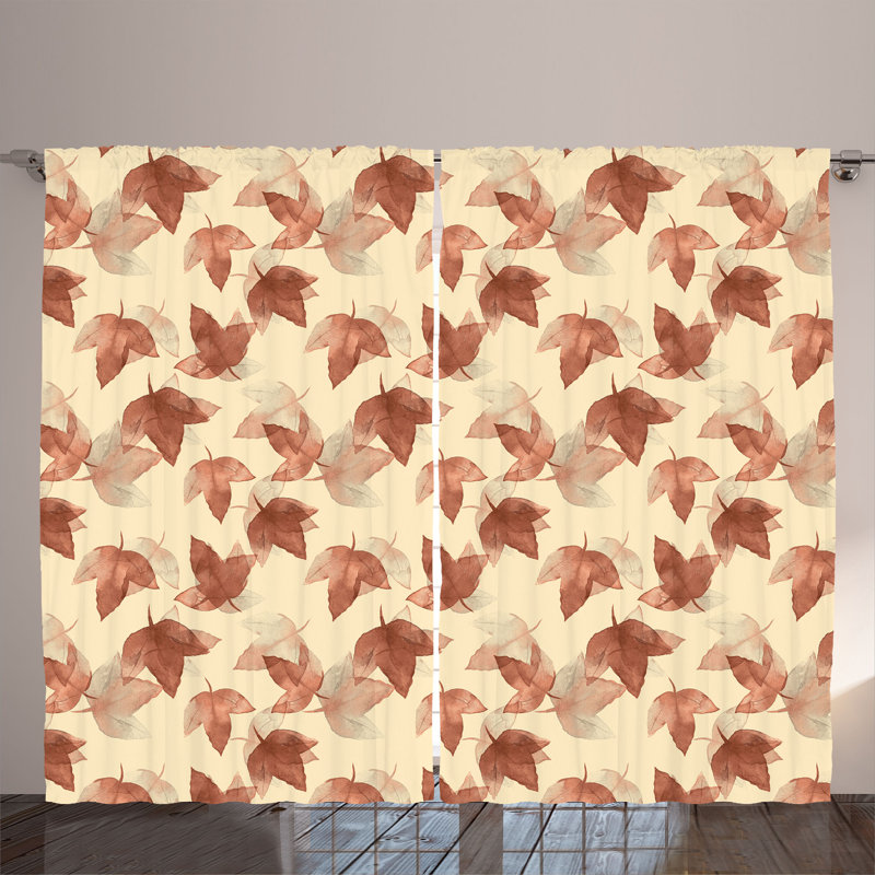 Semi Sheer Curtain Pair