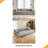 Compression Mahjong Sofa,Convertible Floor Sofa Bed,DIY Boneless Modular Sectional Sofa,No Assembly Required,Circle Fleece Fabric,Oversized 3 Seater With 3 Pillows-1308193173
