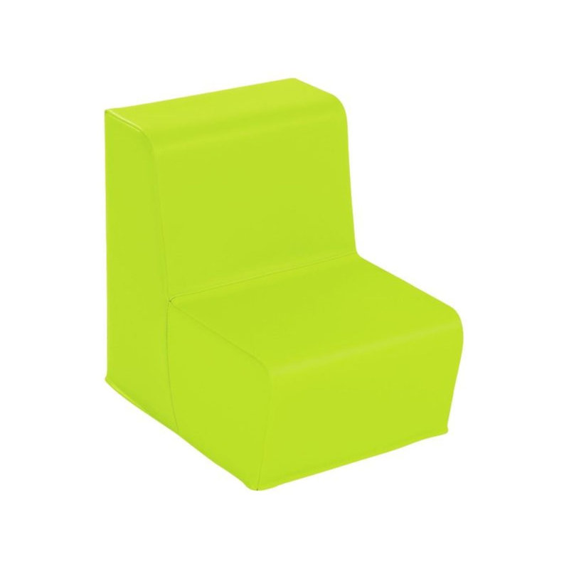 Chaise basse de base droite - Hauteur du siège: 6 po, Vert clair