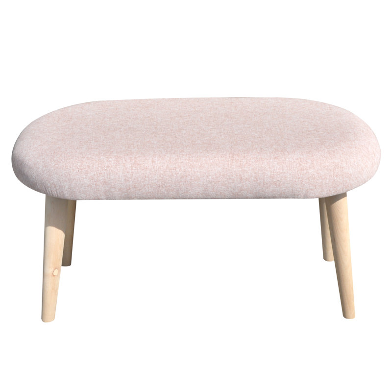Shetland Polyester Blend Upholstered Bench