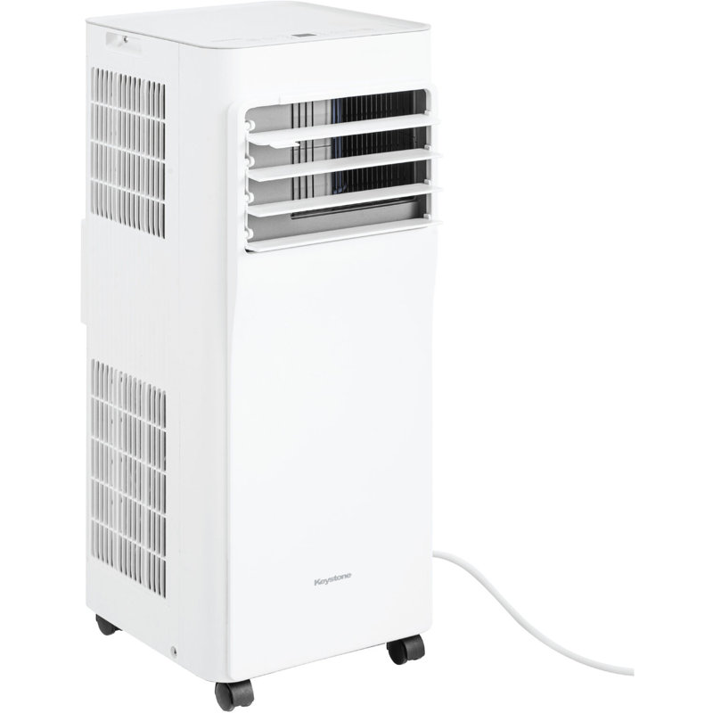 Keystone White Portable Air Conditioner with Remote and Sleep Mode