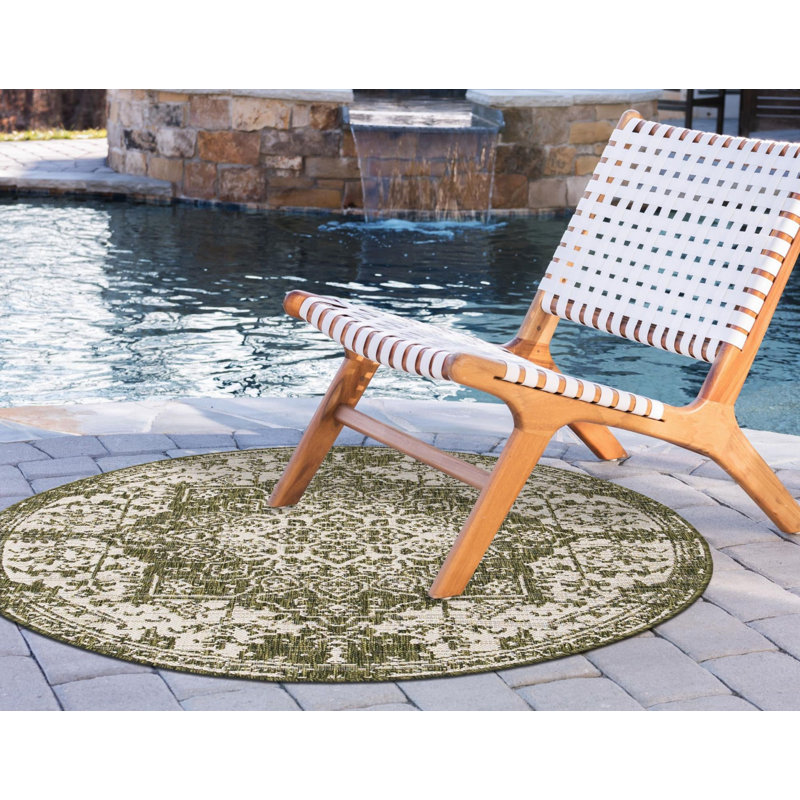 Tapis d'extérieur Destiny, Rond 4 pi