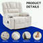 Fauteuil inclinable avec chauffage et vibration-1402662945