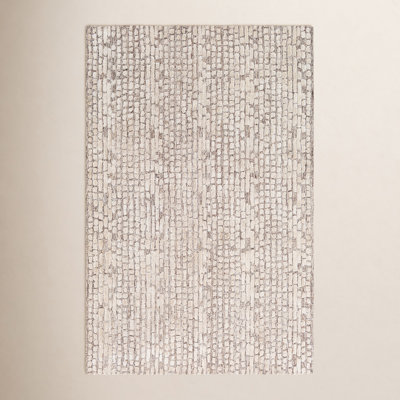Mulbury Ivory Hand-Tufted Abstract Rug