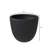 Ertugrul 3-Piece Tapered Round MGO Clay Fiberstone Pot Planter for Indoor and Outdoor with Drain-245148126