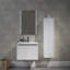 Meuble-lavabo mural simple 24 po avec comptoir en céramique Artesian