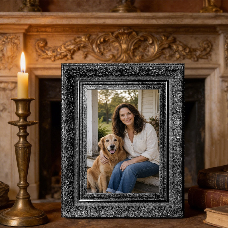 Cadre photo 1 pièce 11 "x 14" noir pour animal de compagnie, 11" W x 14" H, Black, 1