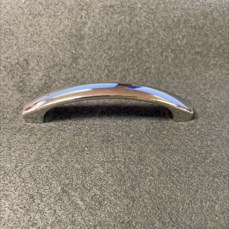 3" Square End Pull Polished Chrome