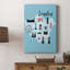 City Graphic Map  London -Custom Wrapped Gallery Cavas-117808722