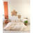 Premium 100% Cotton Ranforce Single Quilt Cover Set, Beige & White | Duvet Cover 53.1 x 78.7 inches & 1 Pillowcase 31.5 x 31.5 inches | Yarn Dyed & Garment Wash, Machine Washable, Soft & Breathable for Ultimate Comfort-120766392-120766393