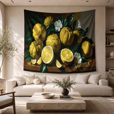 Tapisserie murale «Fruit Citron»