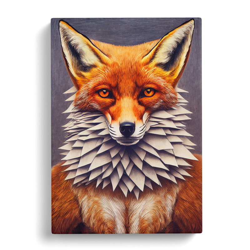 Vintage Fox Vol.1 - Wrapped Canvas, 50cm H x 35cm W x 3cm D