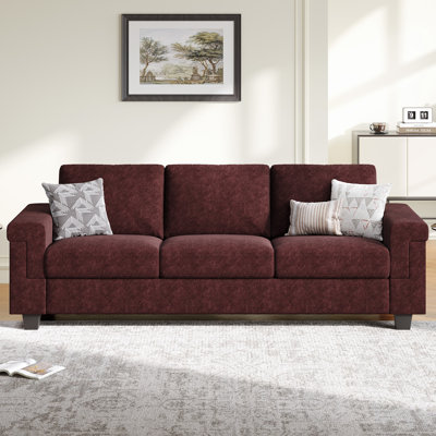 Dereon Square Arm Polyester Sofa