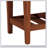 Charla  Fabric & Oak Finish Bench Simple design, comfortable and durable, multi-functional bench
