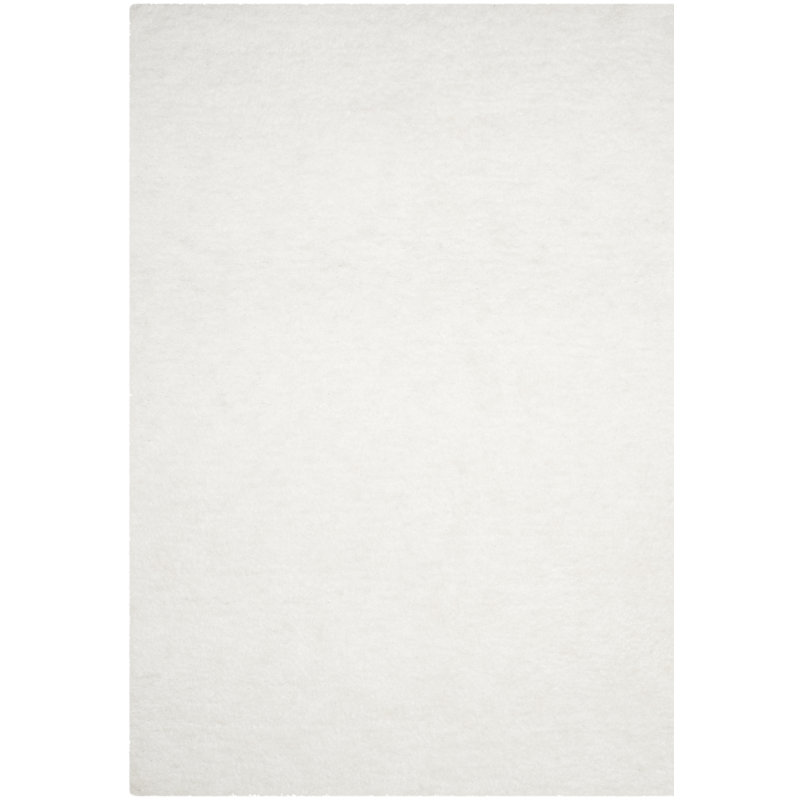 Detweiler Sheep Shag Hand Woven Performance Solid Color Rug, Rectangle 4' x 6'