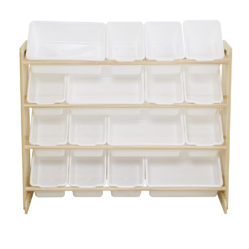 Toy Storage, Natural/White