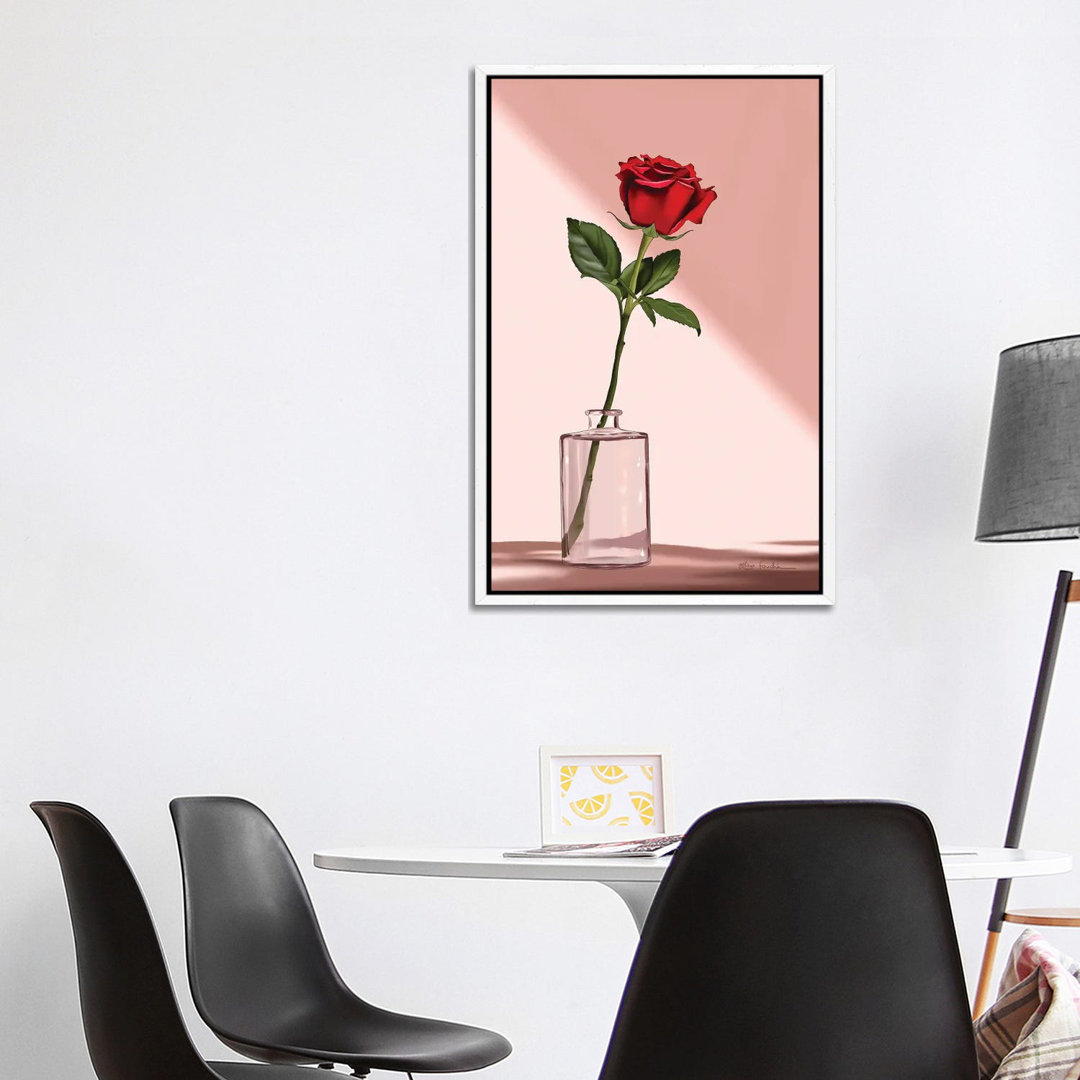 Rose von Elza Fouche - Galerie-verpackte Leinwand Giclée auf Leinwand