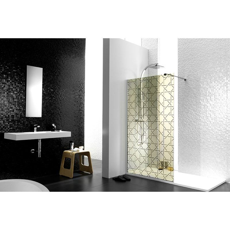 Smart Line Flat Beveled Wall Mirror, 19.69" x 39.38"