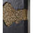 Geode Texture Panel Black and Gold