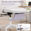Chaise de bureau ergonomique avec repose-pieds