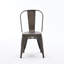 Chaises de salle à manger empilables en fer-1335866636