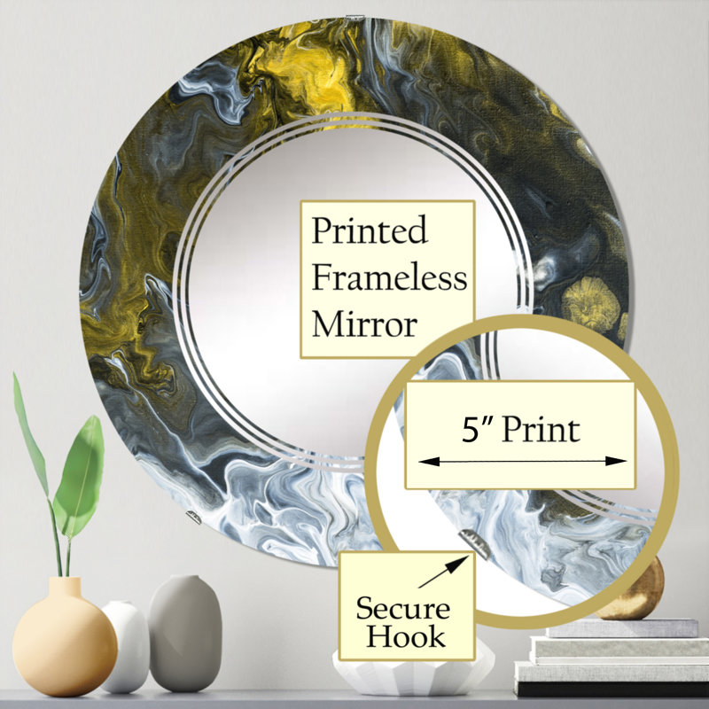 Miroir de salle de bain sans cadre, 24 po x 24 po