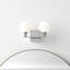 Ruba 2 Light Frosted Dimmable Vanity Light-794965107