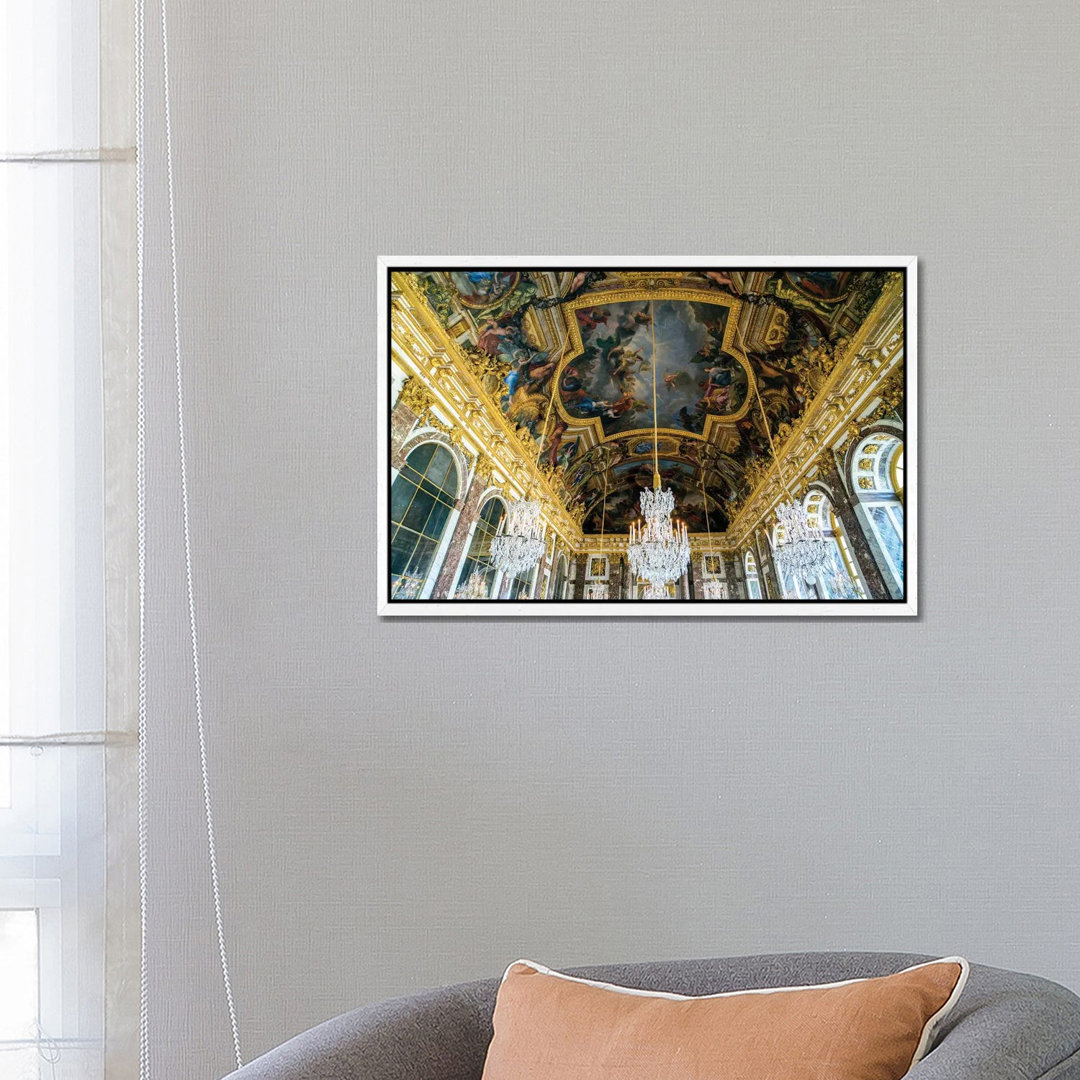 Palast von Versailles, Spiegelsaal von Susanne Kremer - Galerie-umwickelte Leinwand Giclée auf Leinwand