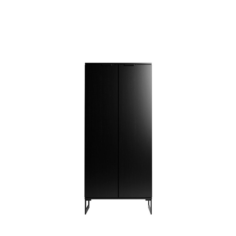 Saavedra Storage Bookcase, Black