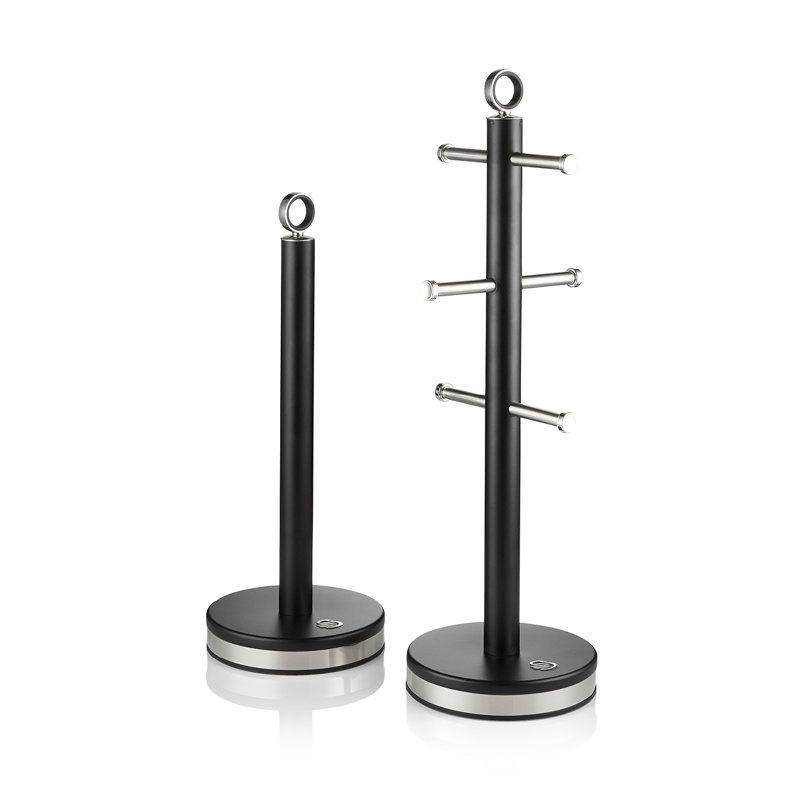 Serenity Stainless Steel Paper Towel Holder, Black