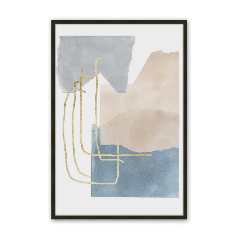 «Fragments of Light III», reproduction, H 11 po x l 9 po, Encadrement ouvert, noir satiné