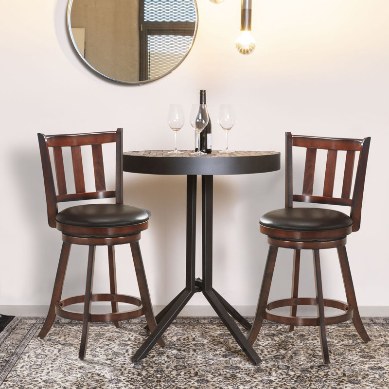 Tabouret de bar et de comptoir Auburndale, Tabouret de comptoir (siège d'une hauteur de 25 p