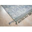 Tapis transitionnel bleu chic en laine noué à la main Chic Marrakech