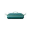 Le Creuset Stoneware Heritage Rectangular Covered Casserole, 4 Qt. - Blue Riviera