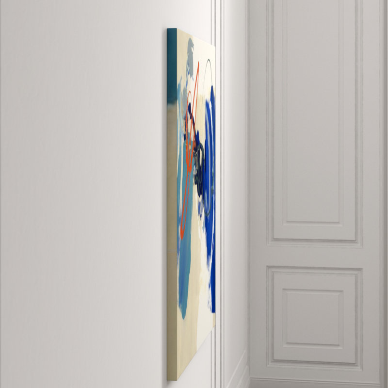 Butterfly Kisses I Painting by Elle Youngstrom, Image Brush Gel, 75" H x 54" W